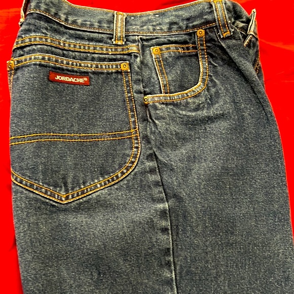 Vintage Jordache Pleated Jeans size 7, 28” inseam tapered leg, high waist - Picture 9 of 12